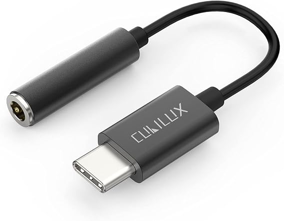 Cubilux USB C Headphone Adapter Compatible with Galaxy S25/S24/S23/S22/S21 Ultra, Z Fold/Flip 7/6/5/4/3, Tab S11/S10/S9/S8/S7, iPhone 17/16/15, iPad Pro 13/11, Type C 3.5mm Earphone Audio Dongle
