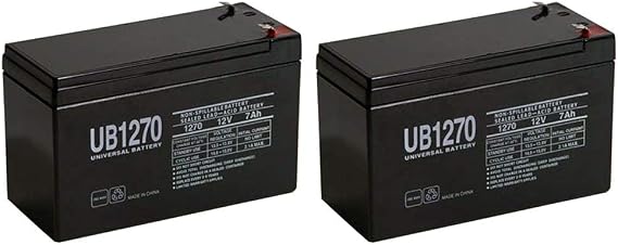 12V 7AH Bruno Electra-Ride Stairlifts Battery Mk Battery ES7-12 Replacement - 2 Pack