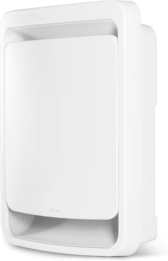 Stelpro Oasis Bathroom Fan Heater 1500W / 120V 15 13/16 H 12 W Sleek Compact Design Silent Comfort, Quick Heat Nichrome Element Hardwired White (ASOA1501WCW)