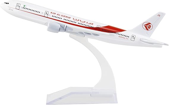 24-Hours Airplane Model Algeria Boeing 777 Plane Model Alloy Metal Aircraft Model Birthday Gift Plane Models Chiristmas Gift 1:400