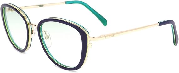 Emilio Pucci EP0047-O - 92P METAL SUNGLASSES Blue/Other/Green Gradient 52mm