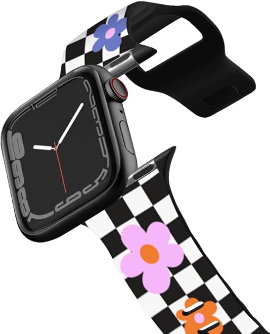 CASETiFY Impact Watch Band [Premium Soft Flexible Material] Compatible with Apple Watch Series 1-9, SE, Ultra - 38mm/40mm/41mm/42mm/44mm/45mm/49mm - Black