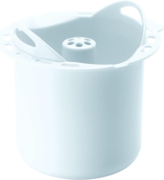 BEABA Babycook Solo Duo Rice Pasta and Grain Insert, Baby Food Maker, Baby Food Processor, Baby Food Blender, Baby Food Steamer, Homemade Baby Food, Make Fresh Healthy Baby Food at Home, White