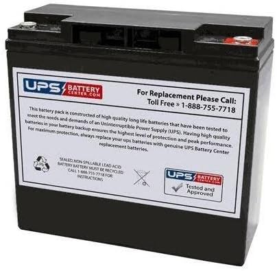Ritar HR12-80W 12V 22Ah w/Threaded Insert Terminal Replacement Battery