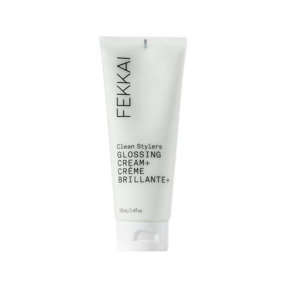 FEKKAI Clean Stylers Glossing Cream - 3.4 oz - Provides Hydration, Smoothes Frizz & Boosts Shine - Free of Sulfates, Parabens, Phthalates - Vegan, Cruelty-Free
