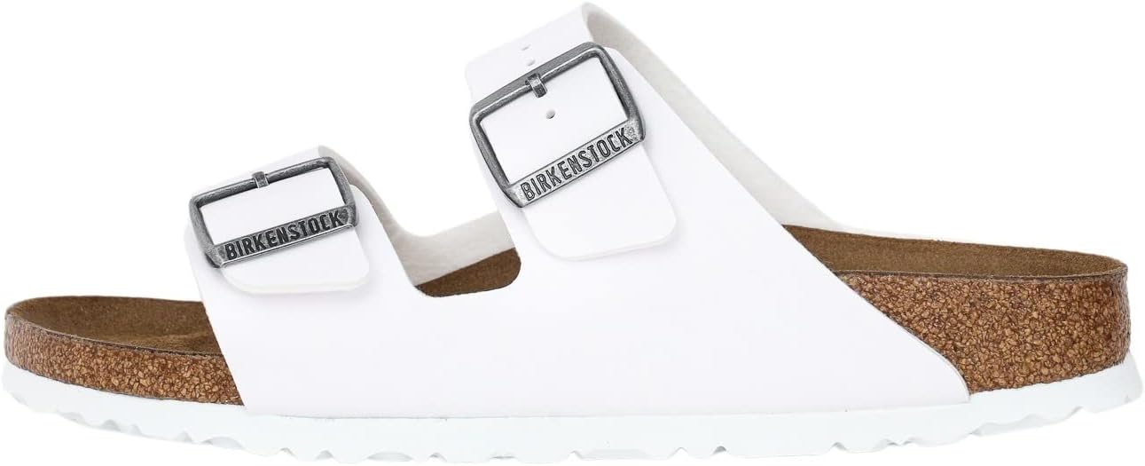 BIRKENSTOCK Men's Slippers FLIP Flops, White, 10
