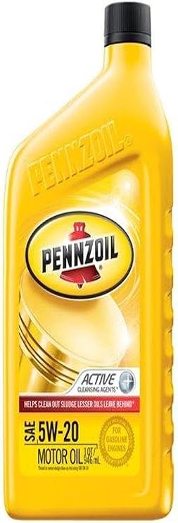 Pennzoil 550022779-12PK 5W-20 Motor Oil - 1 Quart (Pack of 12)