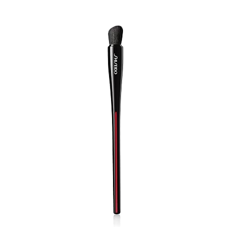 Shiseido NANAME FUDE Multi Eye Brush - Defines, Blends & Diffuses Cream, Powder & Gel Formulas - High-Performance, Synthetic Bristles for a Streak-Free Finish - Made in Japan