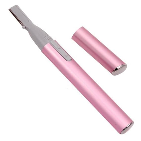 Electric Eyebrow Trimmer Women Precision Face Razors Battery Operated Small Hair Remover Shaver Epilator for Face Neck Fuzz Lips Body Arms Leg