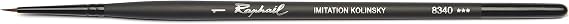 Raphael Stradivarius Synthetic Kolinsky Watercolor Brush, 1, Black