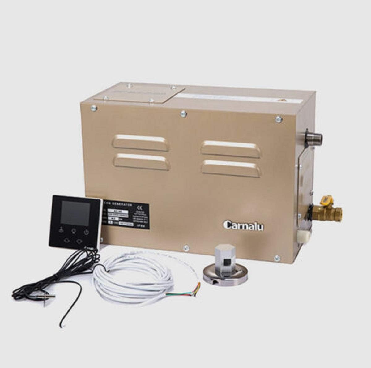 ELEOPTION Sauna Steam Shower Generator Bath Steamer 3.5KW 220V with Waterproof Programmable Temperature Controller for Home SPA Shower