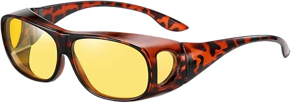 Macular Degeneration Glasses, for Macular Degeneration Aids, Glaucoma, Cataracts and Retinitis Pigmentosa, for Outdoors and Indoor, Yellow