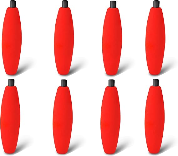 Peg Floats for Catfish Crappie,Foam Cigar Slip Fishing Corks Bobbers for Santee Rig