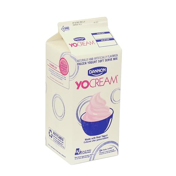 Yocream Yogurt Mix, Cable Car Chocolate Dark Nonfat Soft Serve, 64 Ounce -- 6 per case.