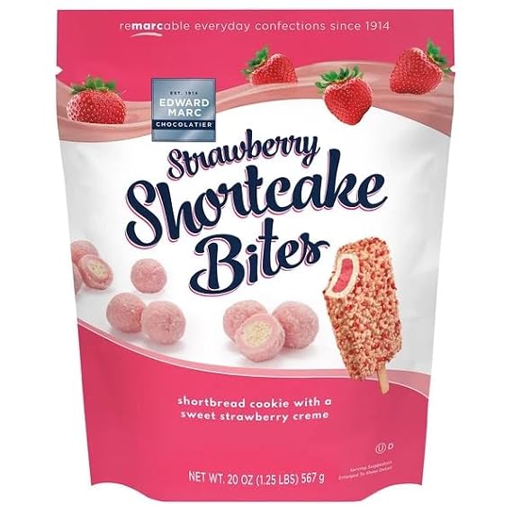 EdwardS Marc Strawberry Shortcake Bites, 20 oz