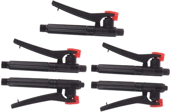 5 Packs Sprayer Handle Parts 17.5 mm Thread Handle for Sprayer, Agricultural Compression Sprayer Replacement Handle for Sprayer Wand Water Sprayer Wand Parts for Tank Garden Forestry Home
