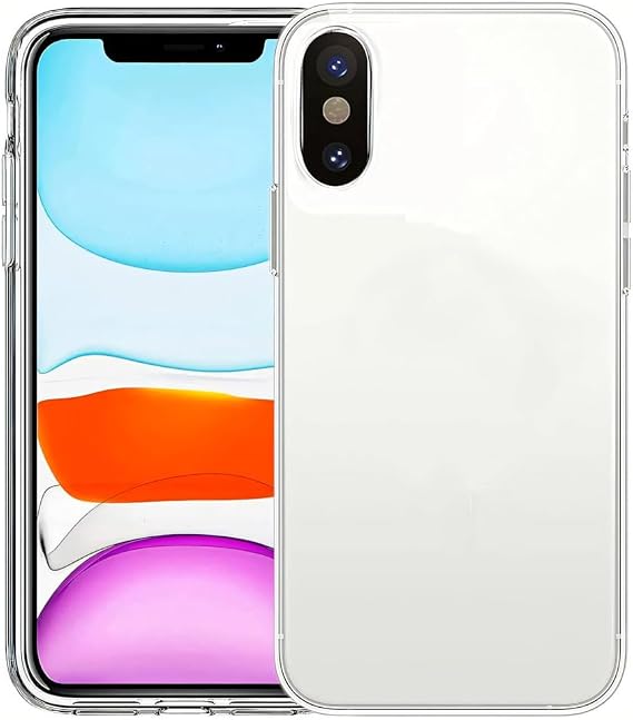 İPhone XS MAX İle Uyumlu Yüksek Kalite Özel Tasarım Şeffaf Telefon Kılıfı SZR01