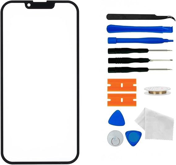 Original iPhone 13 Pro Max Screen Glass Replacement,Front Outer Lens Glass Screen Replacement Repair Kit for Apple iPhone 13 Pro Max Series (6.7 inch)