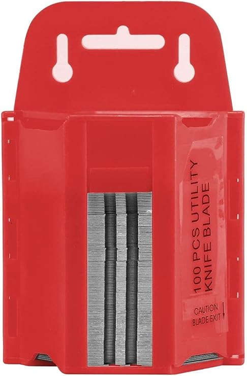 Zeluga 19-138 100 Pc. SK2 Steel Utility Hook Blade with Wall Mountable Dispenser