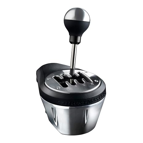 Thrustmaster TH8A Shifter, H-Pattern & Sequential Add-On - PS5, XBOX & PC | Two driving styles, 7+1 gears, compatible with all Thrustmaster racing wheels, 100% metal, Hall effect, easily mountable