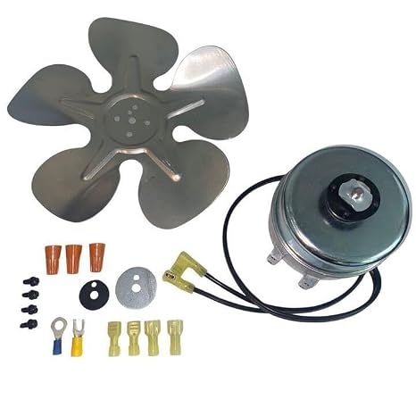 Genuine Edgewater Parts 800448, 830037 Evaporator Fan Motor compatiable with TR/UE Refrigerator 9 Watts 115 Volts Heavy Duty Industrial Motor