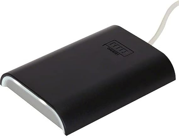 HID OMNIKEY 5427ck Gen 2 - Smart Card Reader - USB, Black, Light Gray