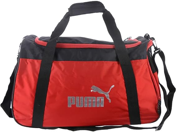 PUMA PUMAEvercat Foundation Duffel Unisex Duffel Bags RedBlack