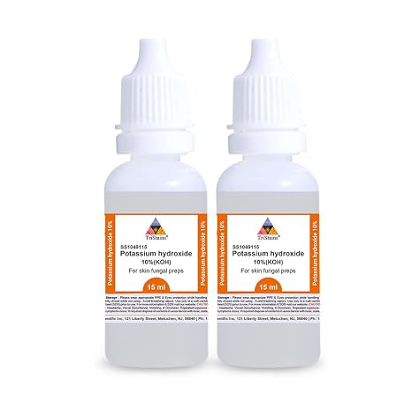 Potassium Hydroxide KOH 10%, 15mL (Buy 1 get one Free)