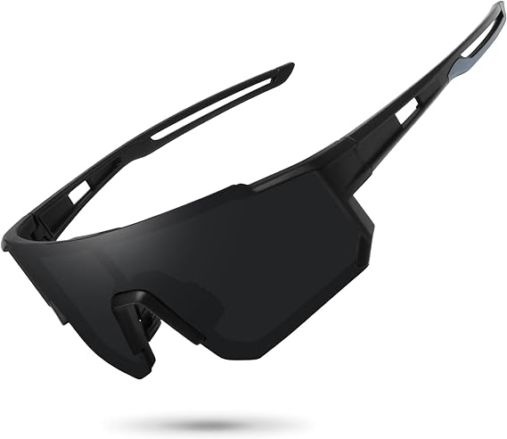 STORYCOAST Polarized Sports Sunglasses for Men Women,Cycling Running | UV400 Protection Polarized Baseball Driving Fishing Mountain Bike Wrap Around Sun Glasses,Lightweight Frame