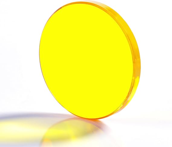 CO2 Laser Lens Dia:12mm FL:1" or 25.4mm Laser Mirror CVD ZnSe Focus Focal Lens for CO2 Laser Engraving Cutting Engraver/Cutter 40W-200W