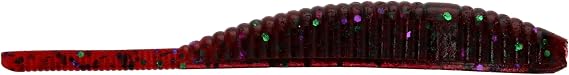 Yamamoto 3.75'' Shad Shape Worm/Plum Candy (10 Pack)