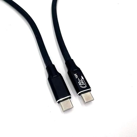 Compatible with Thunderbolt4/5 USB4 Cable, 2.62FT USB C to USB C Cable, 240W Charging, 80Gbps Data Transfer, Bandwidth for 8K/16KDisplays, High Speed USB C Cable for iPhone17,MacBookPro, MacMini,PSSD