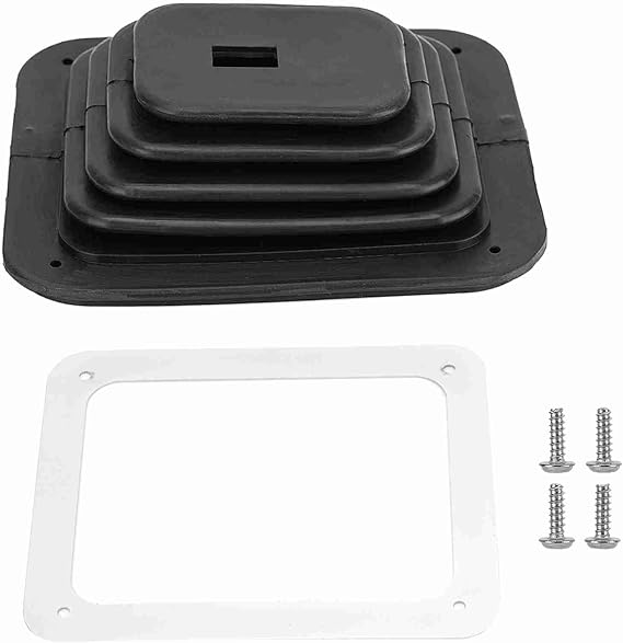 Gear Shift Boot Replacement for Vehicles Custom Fit Durable Rubber Shifter Cover Gear Shift Boot Cover Leather Shift Boot