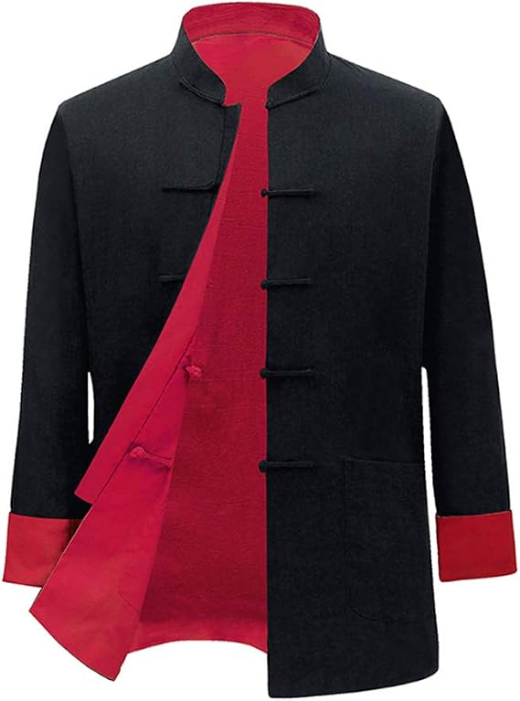Kung Fu Jacket, Men Both Sides Martial Arts Jacket,Chinese Traditional Tai Chi Uniform