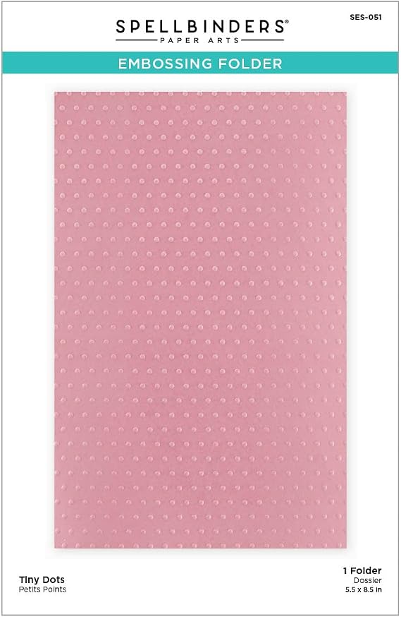 Spellbinders SES-051 Tiny Dots Embossing Folder from The Its My Party Too Collection