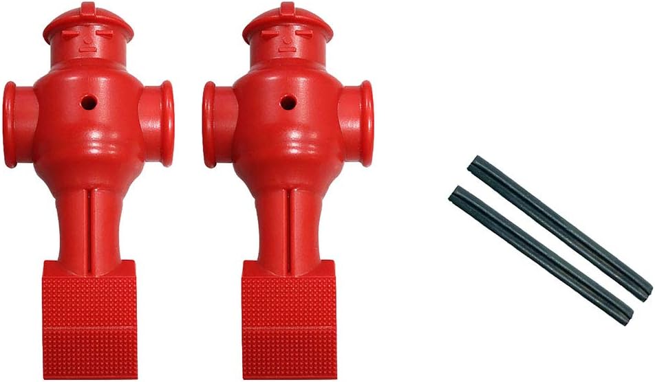 Foosball Men- Red with Roll Pins(Set of 2)