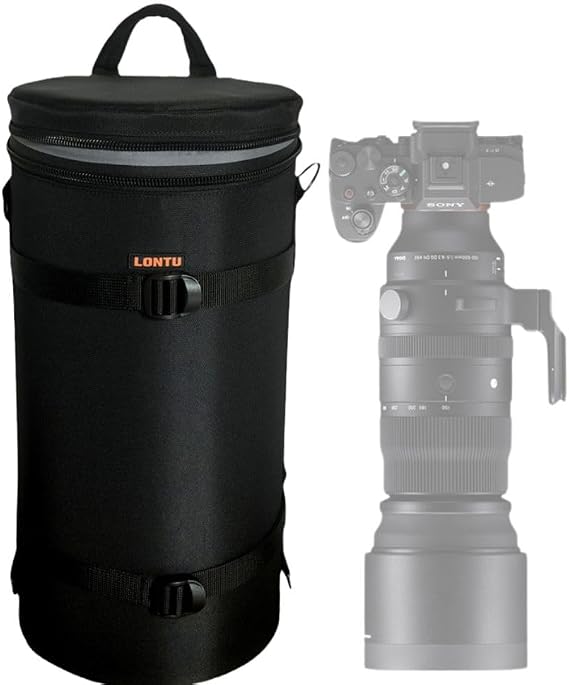 LONTU Camera Lens Barrel, Lightweight, Waterproof, Abrasion Resistant, Compatible with Sony 200-600, Sigma 60-600, Tamron 150-600, Nikon 200-500 and More, Includes Camera with Grip, Breathable