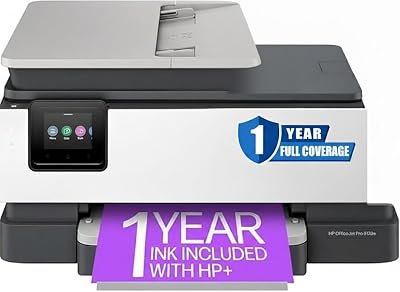 HP OfficeJet Pro 8139e Wireless All-in-One Color Inkjet Printer, Print, scan, Copy, fax, ADF, Duplex Printing Best-for-Home Office, 1 Year of Instant Ink Included Renewed Premium
