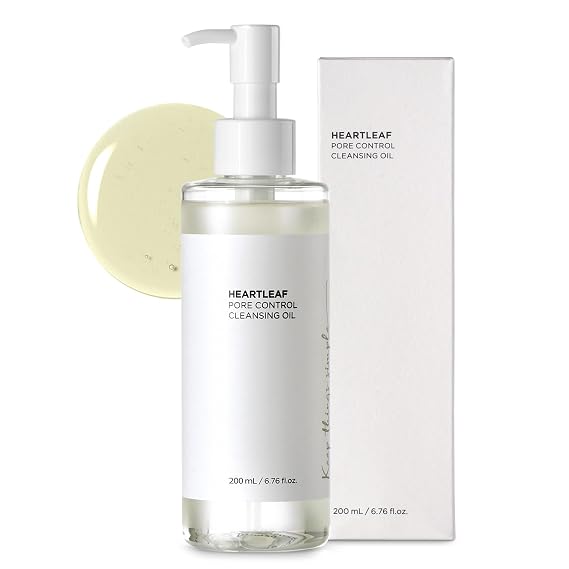 Cleansing Oil for Face 200ml - Plant-Based Makeup Remover & Blackhead Cleanser - Lightweight Pore Control for Sensitive Skin