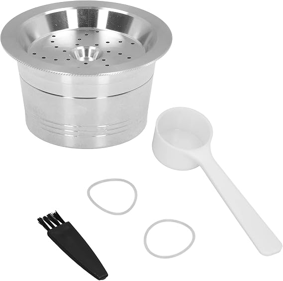 Refillable Coffee Pod Reusable Coffee Capsule Filter Stainless Steel For K Fee Coffee Maker Machine Make Your Own Coffee Enjoy DIY Blends Easy To Clean Dishwasher Safe
