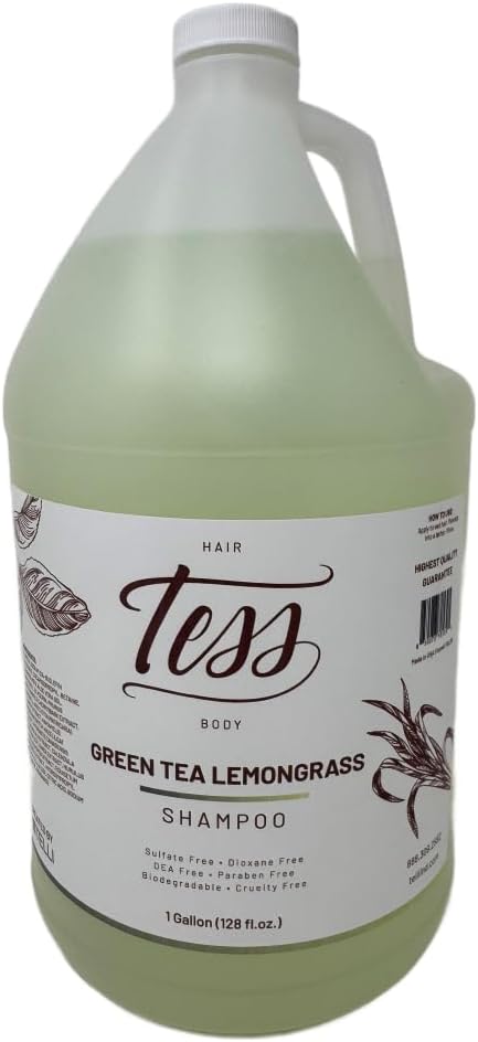 Tess Shampoo (1 Gallon, Green Tea Lemongrass)