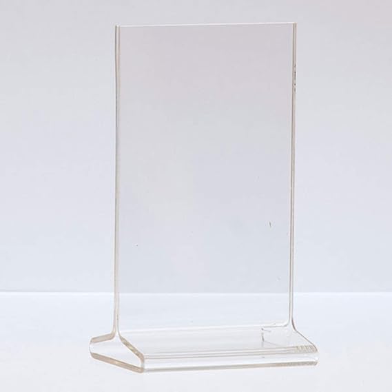 Top Load Acrylic Sign Holder - 3.5 W x 5.5 H Inches
