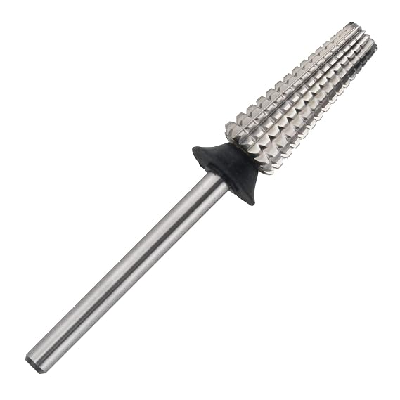 C & I Nail Drill Bit 4 in 1 Super Cut E-File, Multi-Function Plus Upgrade File-Teeth, Slim Barrel & Straight Cut, for Manicure Drill Machine, Help Nail Tech to Remove Nail Works (Extra Coarse-XC)