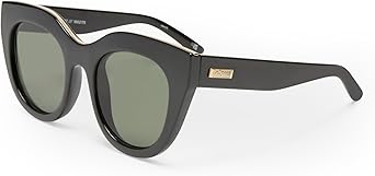 Le Specs. Air Heart Cat Eye Sunglasses Elegant Flattering Style for Women