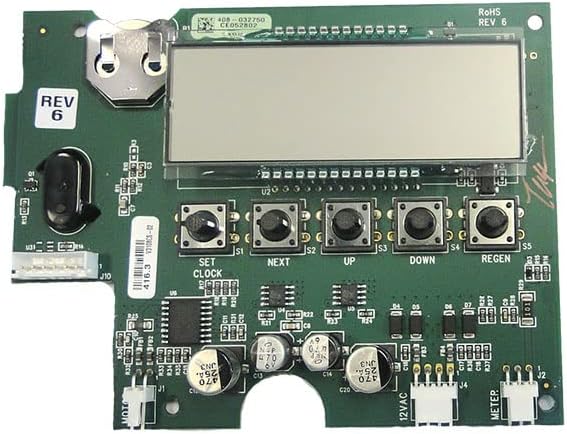 Soft Water Supply V3108 - Circuit Board for Clack Water Softener - 5 Horizontal Buttons