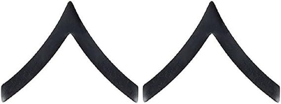 Uniform Accessories Unlimited Inc U.S. Army Subdued Black Metal Enlisted Rank
