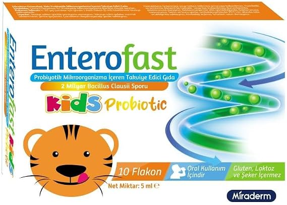 MIRADERM Enterofast Kids Probiotic 10 Vials