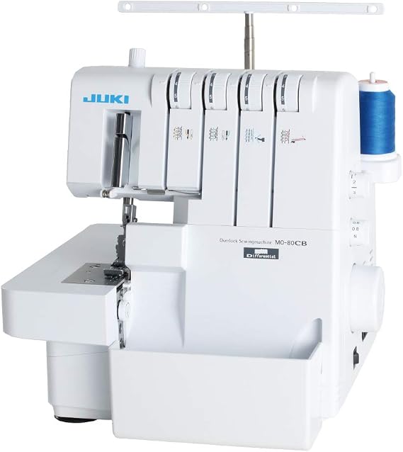 JUKI Lock Sewing Machine MO80CB 2 Needle 4 Thread Differential Feed Overlock Sewing Machine