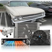 12000 BTU 12V Under Dash Air Conditioner with Heater, Universal 12 Volt A/C Unit Cooling and Heating, 12V DC Underdash AC Kit with 20cc Compressor for RV Camper Motorhome Truck Van Sedan Pickup
