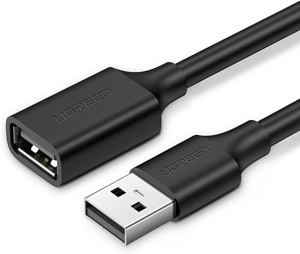 Ugreen USB Extension Cable 50 Cm, Black
